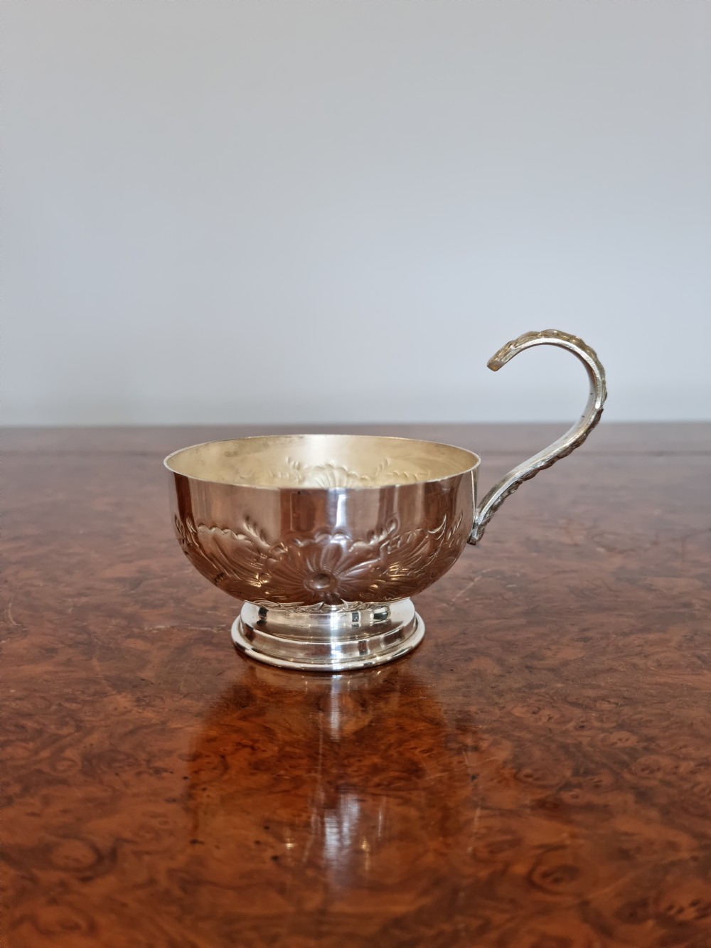 Antique Edwardian Silver Plated Punch Bowl View V