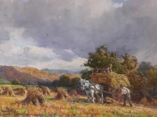 george hamilton constantine watercolour - CATEGORY: ANTIQUE ART - DATED 1920