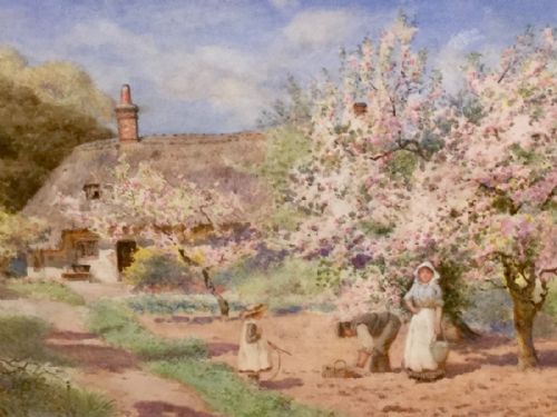 joseph kirkpatrick watercolour - CATEGORY: ANTIQUE ART - DATED 1910