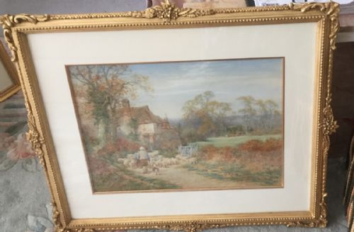 CHARLES JAMES ADAMS WATERCOLOUR - ADDITIONAL PHOTO 1