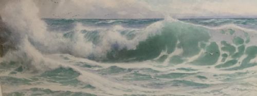 ernest stuart watercolour - CATEGORY: ANTIQUE ART - DATED 1900