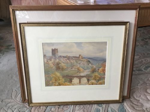 WILLIAM ALISTER MACDONALD WATERCOLOUR 'RICHMONDYORKS' - ADDITIONAL PHOTO 1