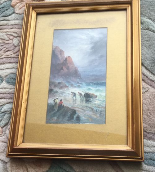 SARAH LOUISE KILPACK OIL PAINTING'BRINGING HOME THE CATCH' - ADDITIONAL PHOTO 1