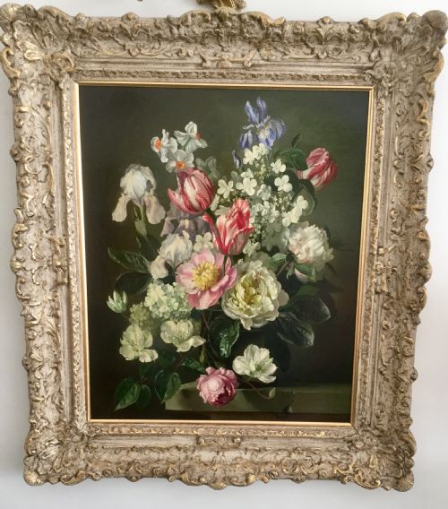 GERALD COOPER OIL PAINTING ' FLOWERS OF SPRING' - ADDITIONAL PHOTO 2