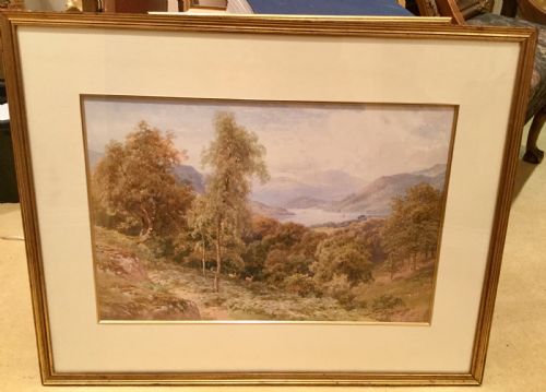 HAROLD SUTTON PAMER WATERCOLOUR ULLSWATER IN THE LAKE DISTRICT - ADDITIONAL PHOTO 1