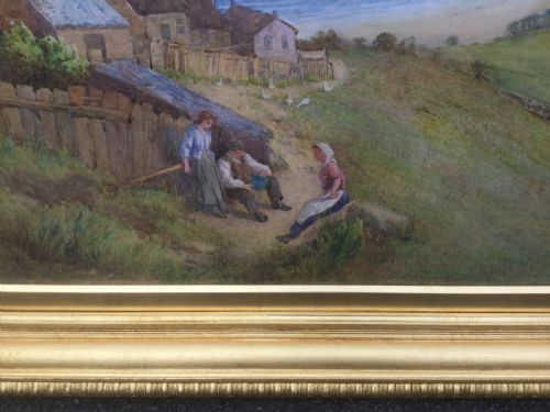 JULIAN EDRUMMOND WATERCOLOUR ROBIN HOODS BAY - ADDITIONAL PHOTO 2