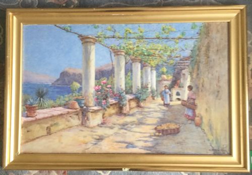 WILLIE STEPHENSON WATERCOLOUR ITALIAN VIEW - ADDITIONAL PHOTO 1