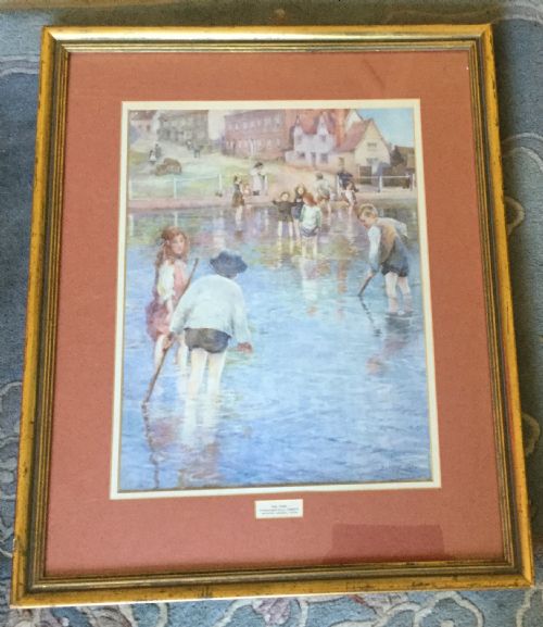 ARTHUR LEGGE WATERCOLOUR THE POOLFINCHINGFIELDESSEX - ADDITIONAL PHOTO 3