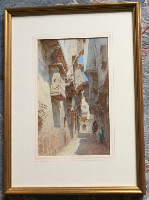 WALTER ROOF TYNDALE WATERCOLOUR VANISHING CAIRO - ADDITIONAL PHOTO 1