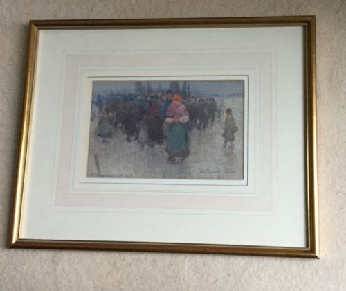 PATTY TOWNSEND JOHNSON WATERCOLOUR AS DAY PASSES INTO NIGHT - ADDITIONAL PHOTO 1