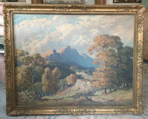 PERCY LANCASTER OIL PAINTING A LAKELAND AUTUMN - ADDITIONAL PHOTO 1