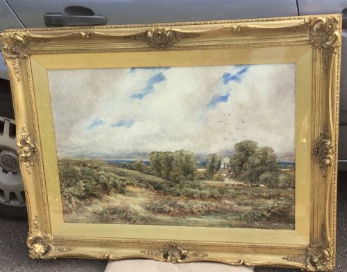 JAMES ORROCK WATERCOLOUR NEAR MILFORDSURREY - ADDITIONAL PHOTO 1