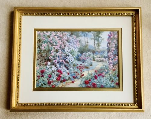 BEATRICE PARSONS WATERCOLOUR A SUMMER GARDEN - ADDITIONAL PHOTO 1