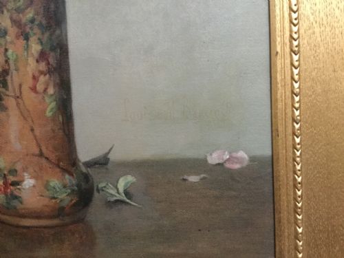 LOUISA MARY BANCROFT OIL PAINTING SPRING FLOWERS - ADDITIONAL PHOTO 3