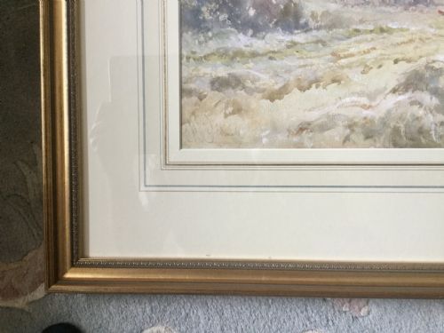 ERNEST PILE BUCKNALL WATERCOLOUR HARVEST TIME - ADDITIONAL PHOTO 2