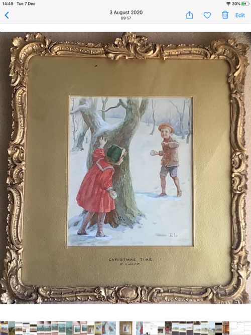 EVELINE LANCE WATERCOLOUR CHRISTMAS TIME - ADDITIONAL PHOTO 1