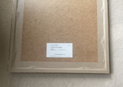 LILIAN STANNARD WATERCOLOUR A BORDER AT KEW GARDENS - ADDITIONAL PHOTO 2