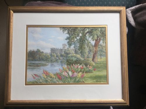 BEATRICE PARSONS WATERCOLOUR THE FOREIGN OFFICE FROM ST JAMES PARK LONDON - ADDITIONAL PHOTO 1