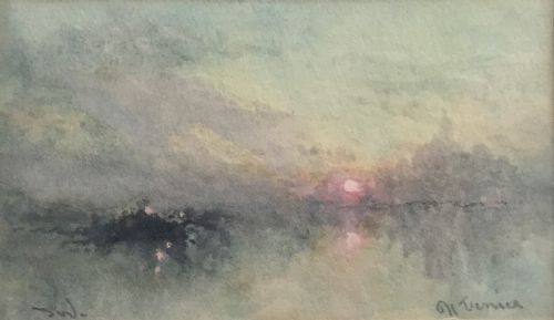 frank wasley watercolour venice - CATEGORY: ANTIQUE ART - DATED 1910