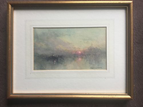 FRANK WASLEY WATERCOLOUR VENICE - ADDITIONAL PHOTO 1