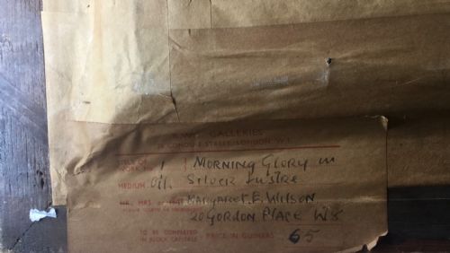 MARGARET EVANGELINE WILSON OIL PAINTING MORNING GLORY - ADDITIONAL PHOTO 4
