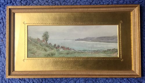 WILLIAM MOORE JUNIOR WATERCOLOUR RUNSWICK BAY - ADDITIONAL PHOTO 1