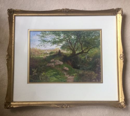 GEORGE SHALDERS WATERCOLOUR SUMMERTIME - ADDITIONAL PHOTO 1