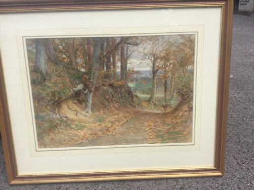 CHARLES JAMES ADAMS WATERCOLOUR NOVEMBER - ADDITIONAL PHOTO 2