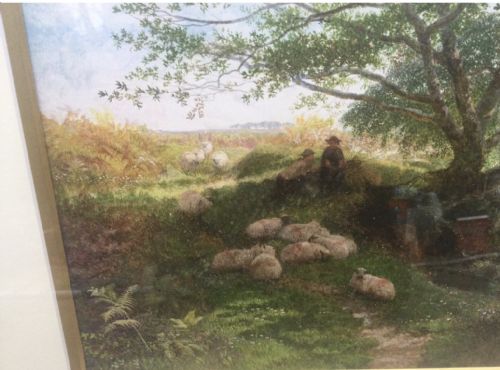 GEORGE SHALDERS WATERCOLOUR SUMMERTIME - ADDITIONAL PHOTO 4