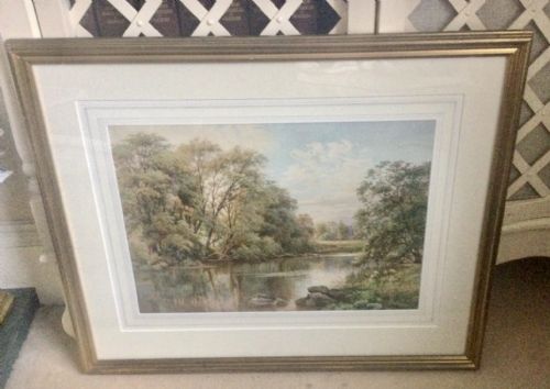 WILLIAM BRADLEY WATERCOLOUR BOLTON ABBEYNORTH YORKSHIRE - ADDITIONAL PHOTO 1