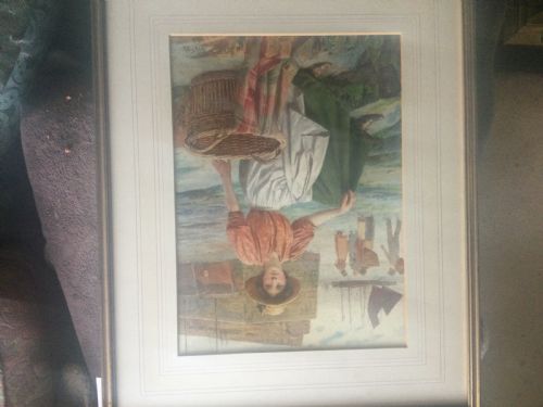RALPH TODD WATERCOLOUR THE FISHERMANS DAUGHTER NEWLYN - ADDITIONAL PHOTO 1