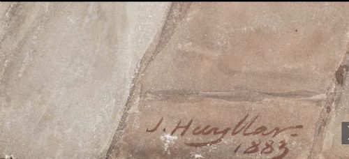 JAMES HAYLLAR LARGE WATERCOLOUR THREE FEET IN HER BOOTS - ADDITIONAL PHOTO 2