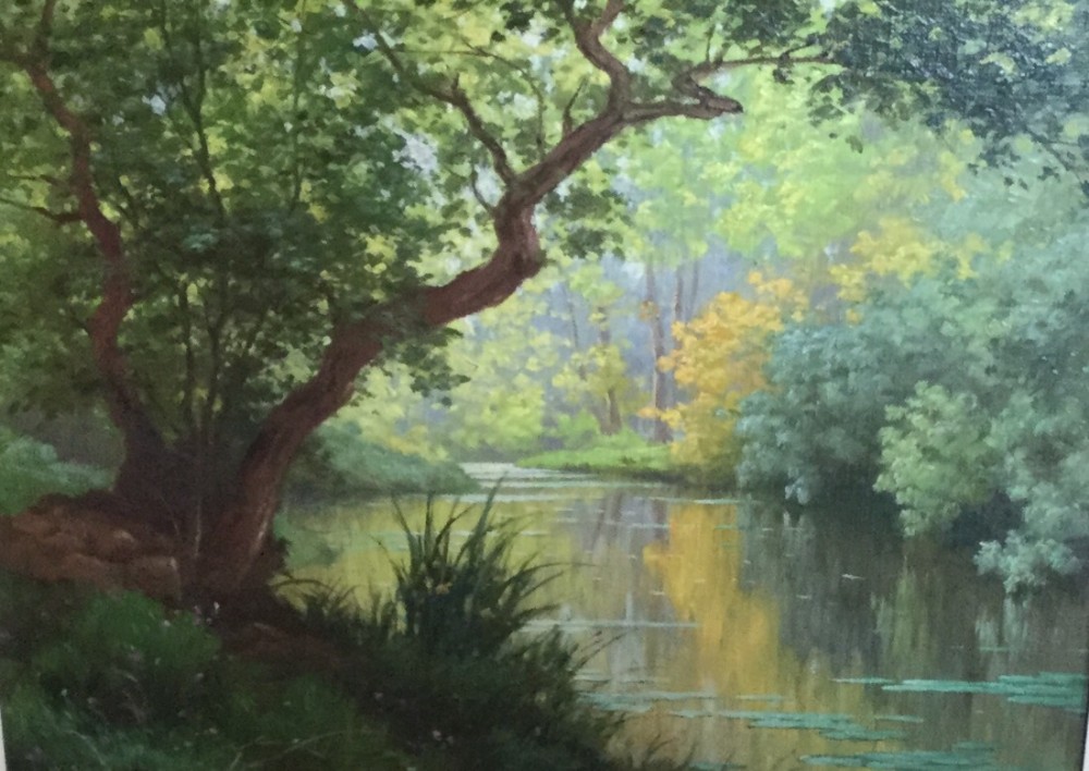 Oil painting, Rene His
