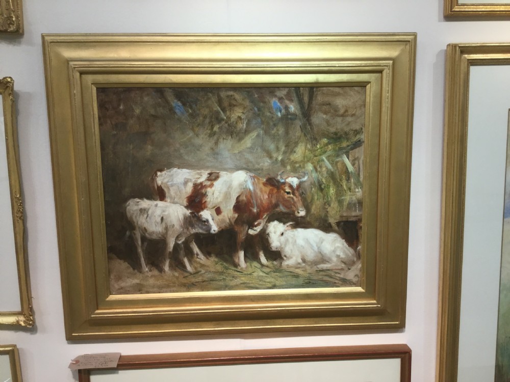 GEORGE SMITH OIL PAINTING.  ‘ CATTLE AT REST’ View II