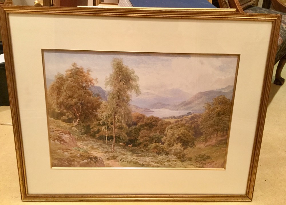 HAROLD SUTTON PAMER WATERCOLOUR ‘ULLSWATER IN THE LAKE DISTRICT’ View II