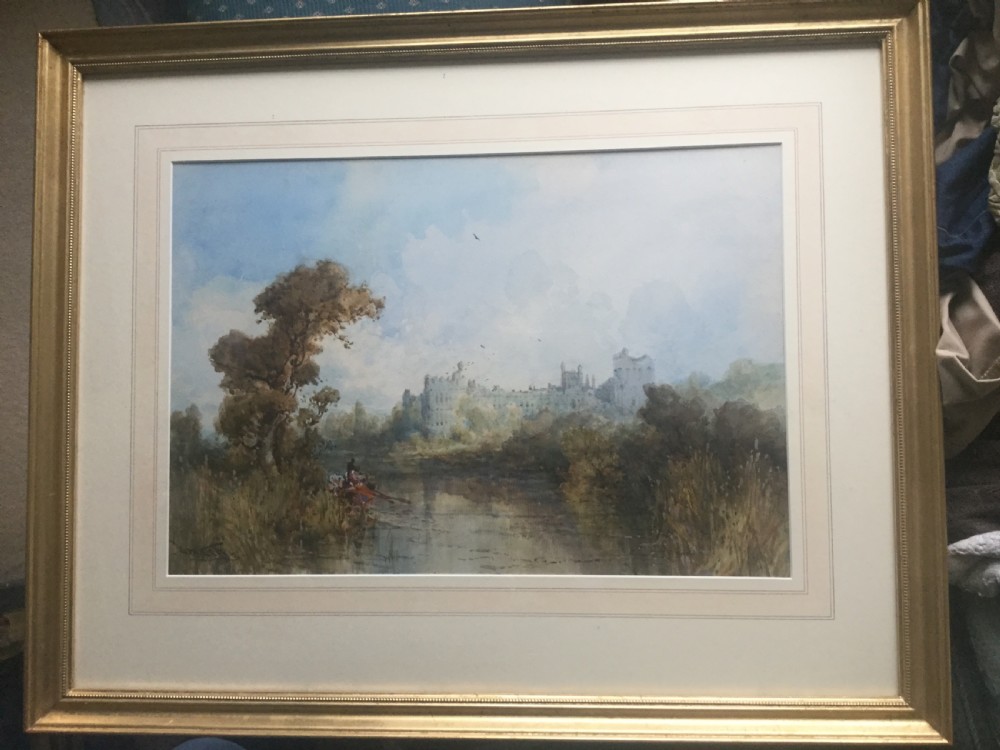 FRANK WASLEY WATERCOLOUR ‘ ARUNDEL CASTLE ,SUSSEX ‘ View II