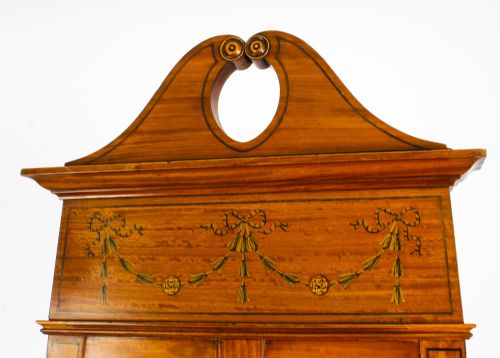fig 3. Antique Edwardian Satinwood Hand Paintes Artists Easel Circa 1900