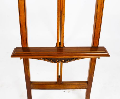 fig 5. Antique Edwardian Satinwood Hand Paintes Artists Easel Circa 1900