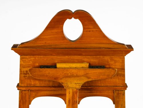 fig 8. Antique Edwardian Satinwood Hand Paintes Artists Easel Circa 1900