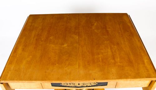 fig 4. Antique Biedermeier Swedish Birch Ormolu Mounted Sofa Table C1820 19th Century