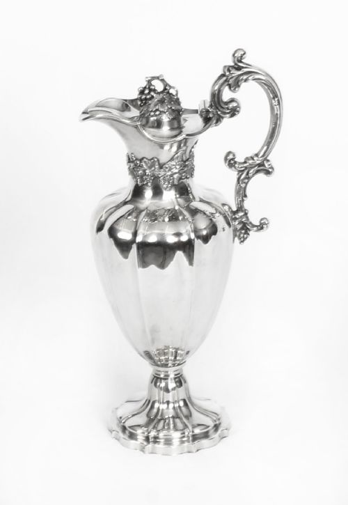 Antique George III Old Sheffield Claret Jug C.1820 19th Century
