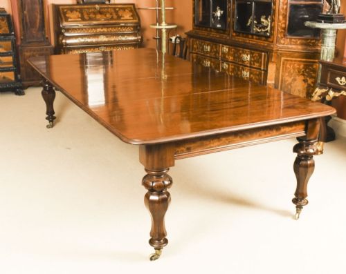 Antique 9ft William IV Mahogany Extending Dining Table C1830 19th C

