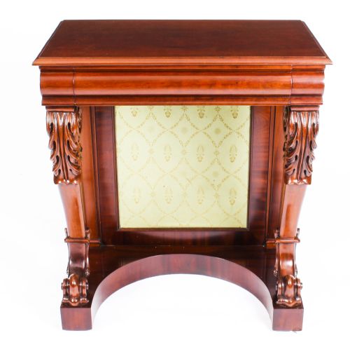 fig 1. Antique Victorian Mahogany Console Hall Table c1860 19th Century