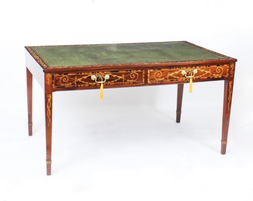 Antique George III Mahogany Library Writing Table C1780 18th Century
