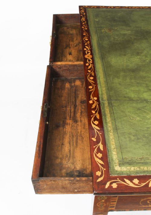 fig 1. Antique George III Mahogany Library Writing Table C1780 18th Century
