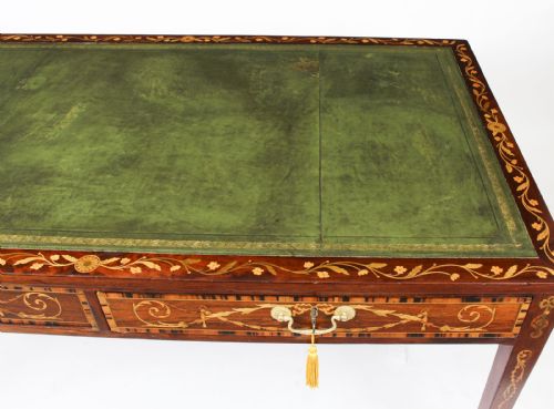 fig 4. Antique George III Mahogany Library Writing Table C1780 18th Century
