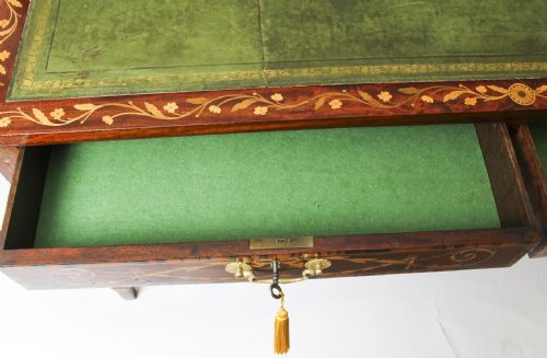 fig 7. Antique George III Mahogany Library Writing Table C1780 18th Century
