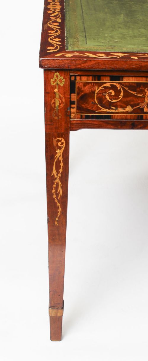 fig 8. Antique George III Mahogany Library Writing Table C1780 18th Century
