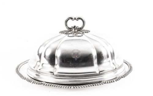 Antique Victorian Old Sheffield Oval Tureen & Domed Cover C 1820 19th C
