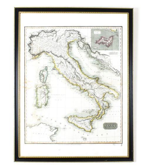 ANTIQUE MAP OF ITALY DRAWN ENGRAVED BY R SCOTT FOR THOMSONS EDINBURGH 1814 - ADDITIONAL PHOTO 5
